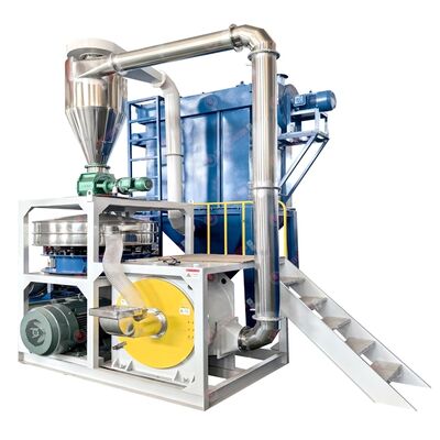 Plastic Waste Pvc Wpc Flooring Foam Board Sheet Door Profile Crushing Pulverizing Machine