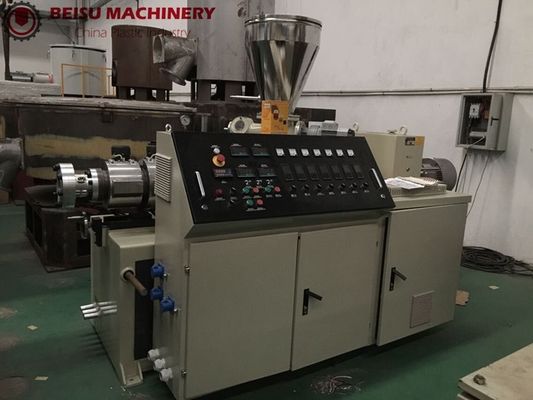 Low Energy Consumption Plastic Extrusion Machine For ABS / PVC Pipe Profile