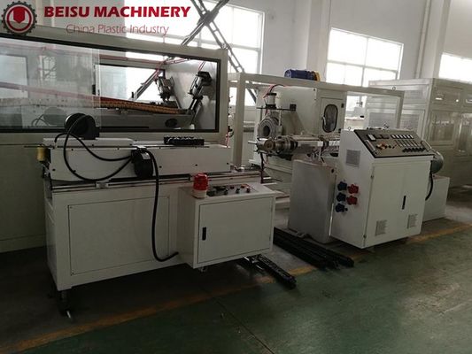 PP / PVC / EVA / PE Pipe Production Line Orbital Running Structure High Efficiency