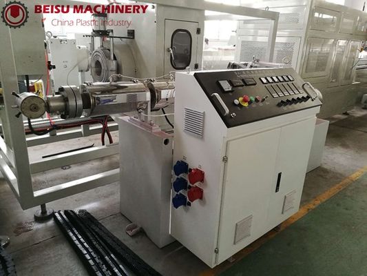 PP / PVC / EVA / PE Pipe Production Line Orbital Running Structure High Efficiency