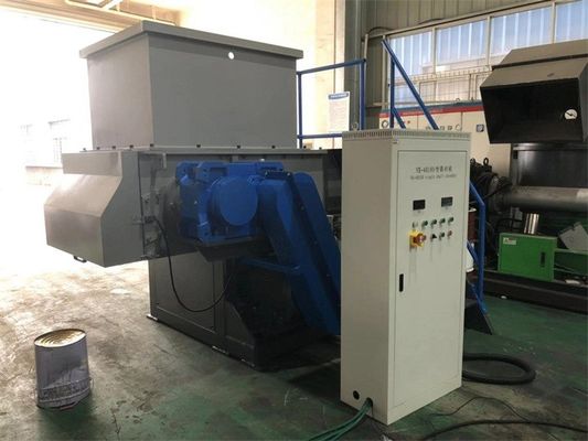 Single Shaft Plastic Shredder Machine SKD-11 Blades Material High Strength