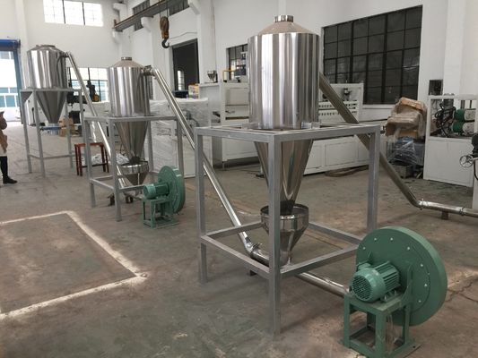 Double Screw Extuder Plastic Recycling Pellet Machine For Rigid PVC Pipe Profiles