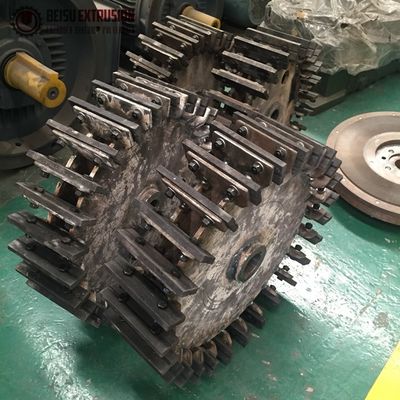 CE PVC Pulverizer Machine Blade With Rotary And Fixed Knife