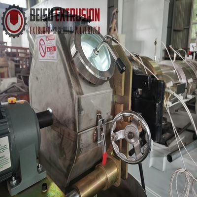 1440rpm Soft Plastic PVC Pelletizing Making Machine With Extruder Knife Cutter